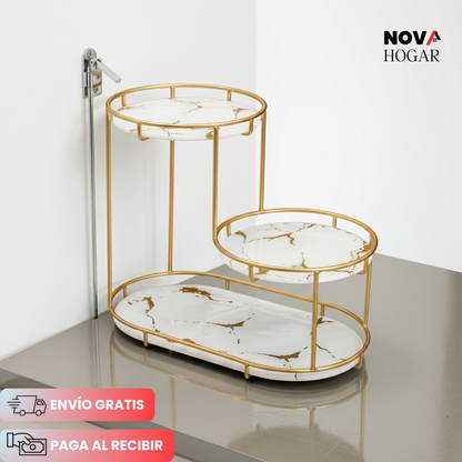 LuxeTier™ Organizador De Baño Premium Multinivel