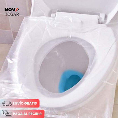 HygiSeat™ Pack x50 Cubreasientos Antibacteriano Desechable