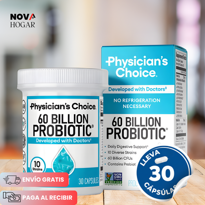 60 Billion Probiotic® Fórmula Probiótica para el Bienestar Digestivo