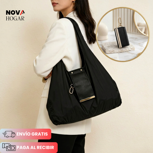 PocketTote™ Bolso Plegable Tipo Llavero de Alta Calidad