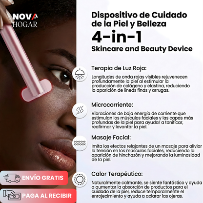 DermaWand™ Masajeador Facial De Luz Roja