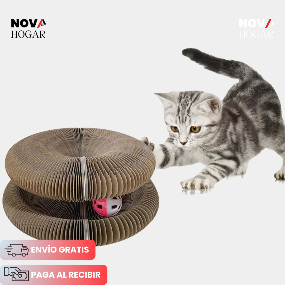 ScratchiCat™ Rascador Interactivo 5 en 1 para Gatos