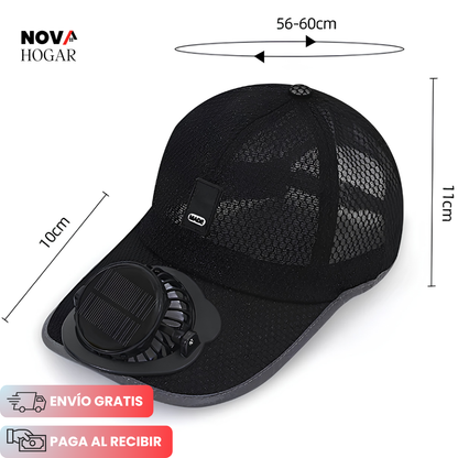 CoolCap™ Gorra Con Ventilador Solar Integrado