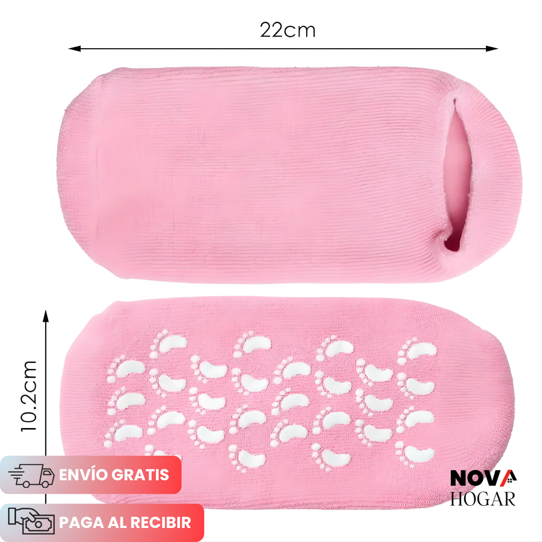 2x1 HydraStep™ Medias de Gel para Hidratación de Pies