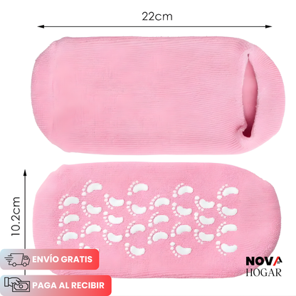 2x1 HydraStep™ Medias de Gel para Hidratación de Pies