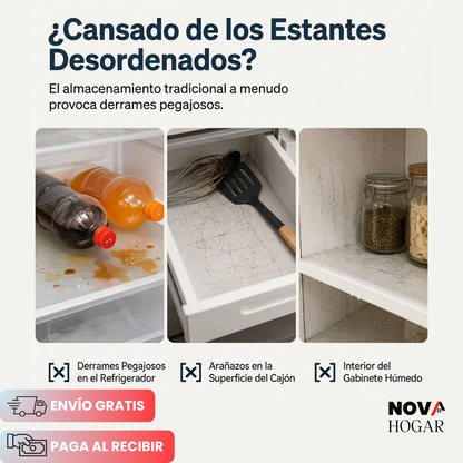 TapFresh™ Set x6 Tapetes Protector para Refrigerador