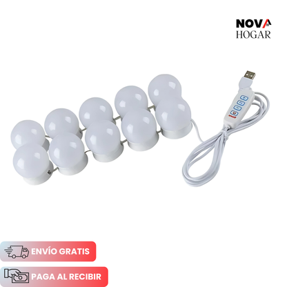 GlamAura™ Luces LED para Espejo de Maquillaje