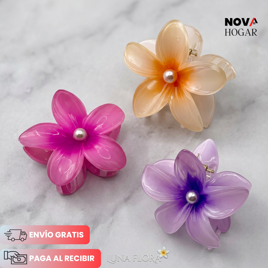 3x1 Petaly™ Hermosas Pinzas Hawaianas para Cabello