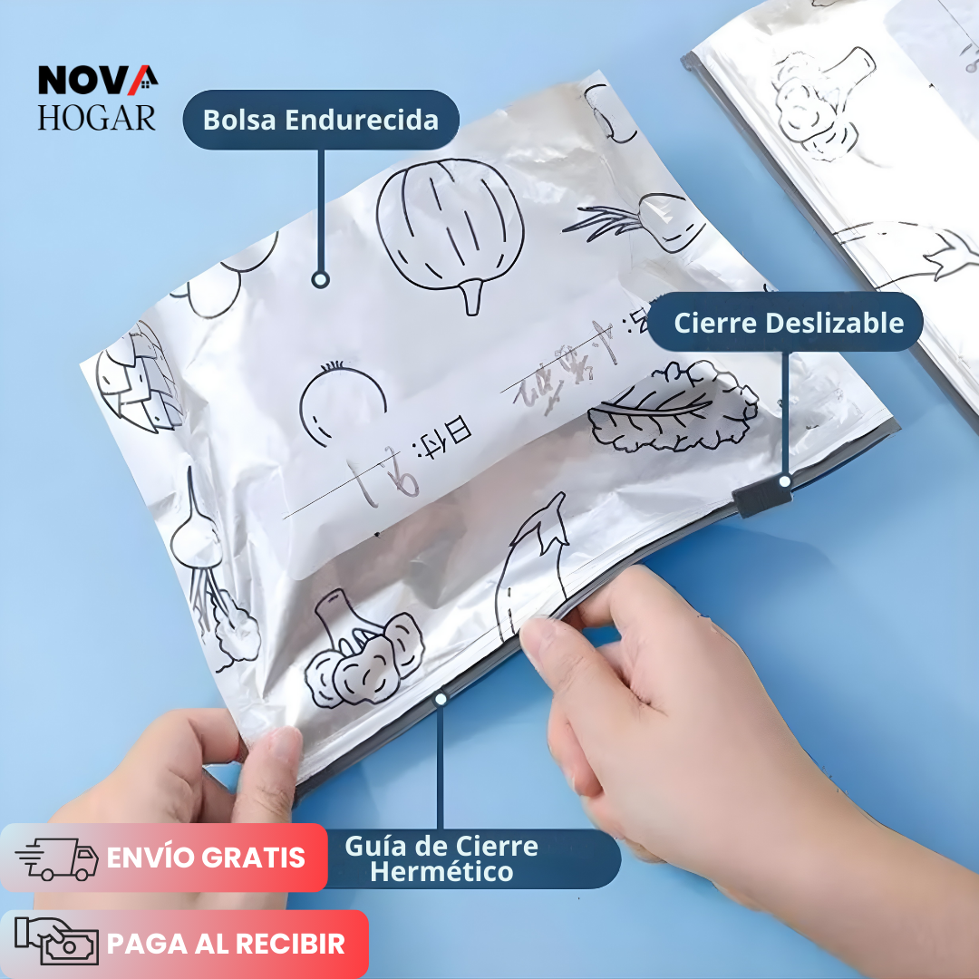 Pack X30 AluKeep™ Bolsas De Aluminio Herméticas Reutilizables