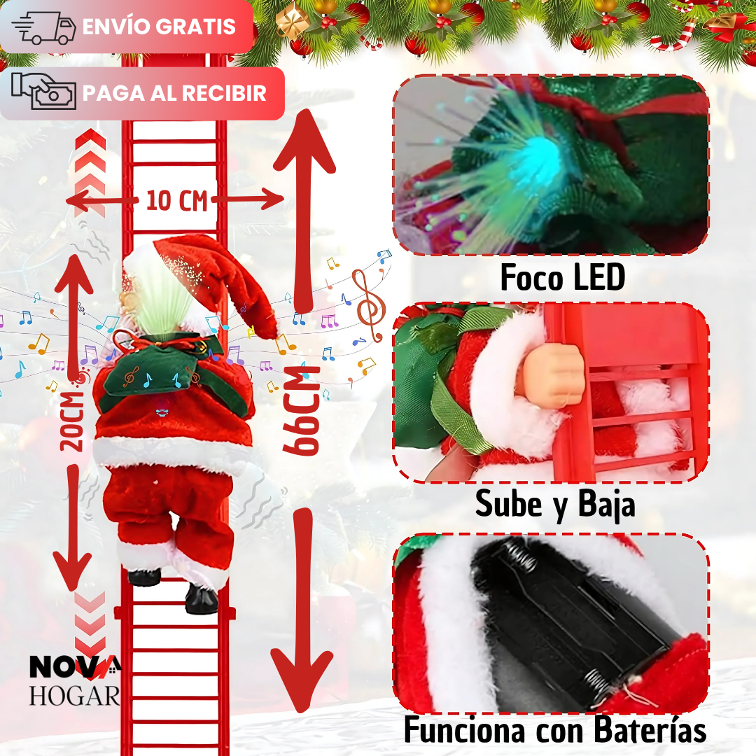 SantaClimb™ Papá Noel musical que Escala