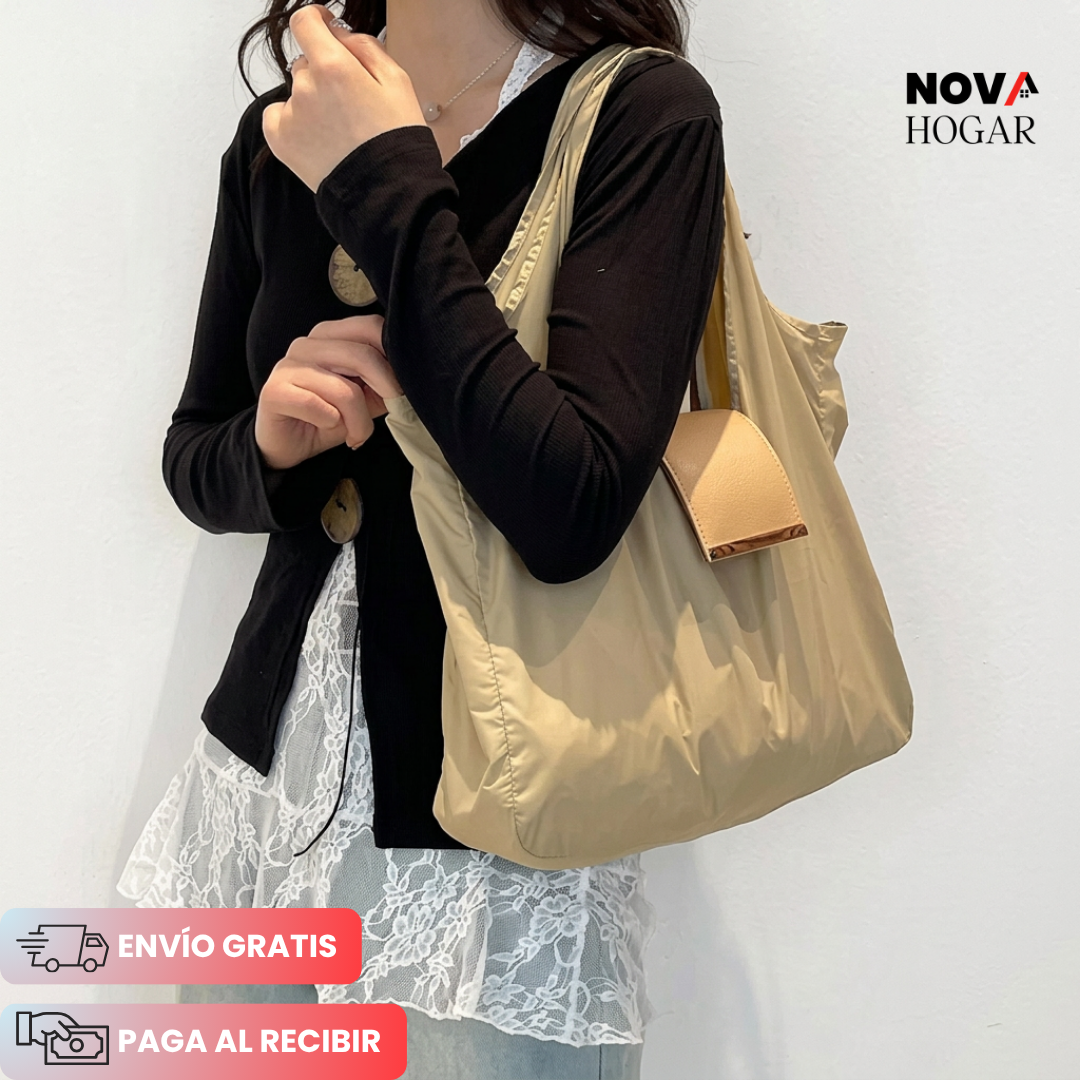 PocketTote™ Bolso Plegable Tipo Llavero de Alta Calidad