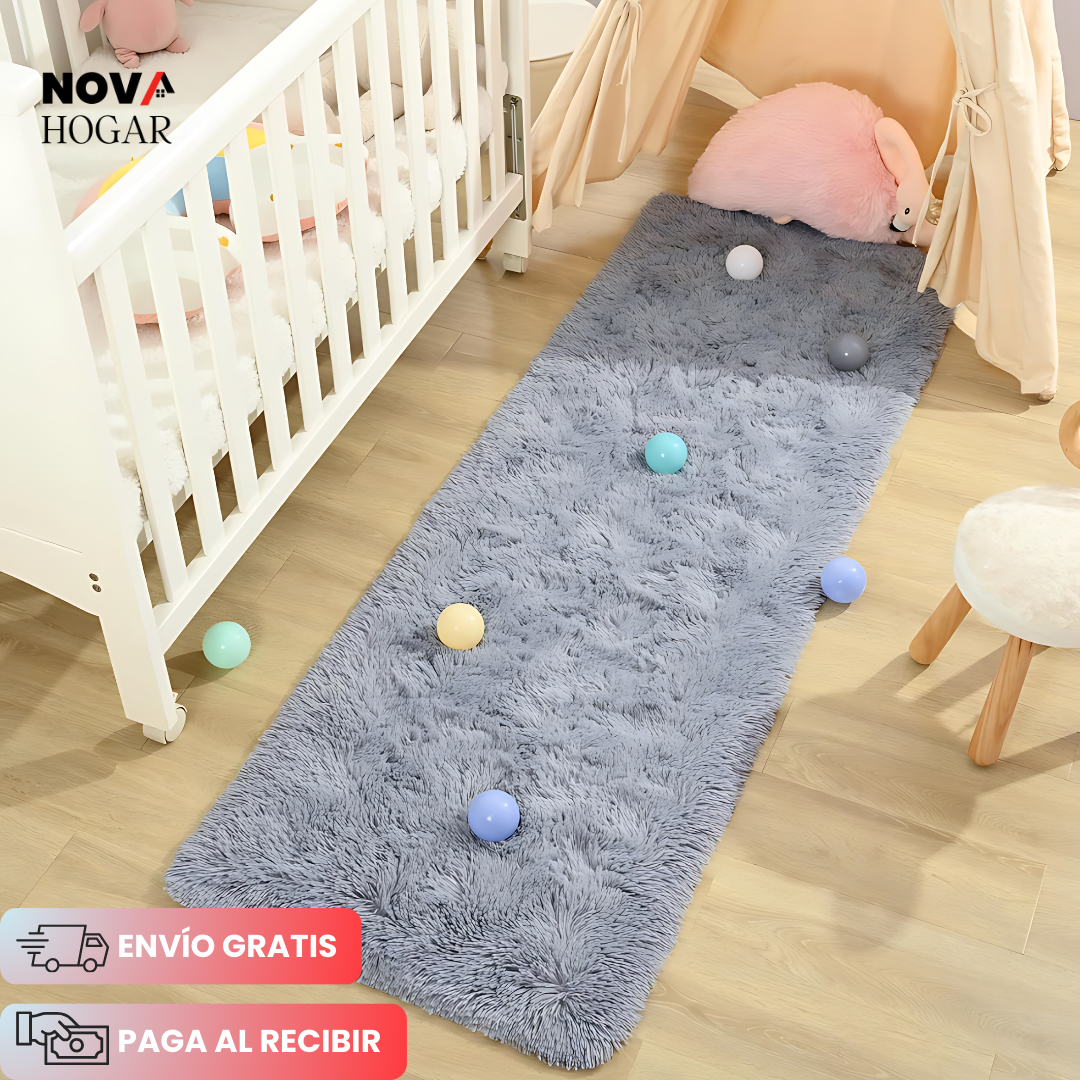 2x1 CloudLuxe™ Alfombra Esponjosa para Pie de Cama