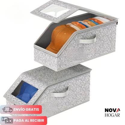 HatStorage™ Caja Protectora Para Gorras Ordenadas