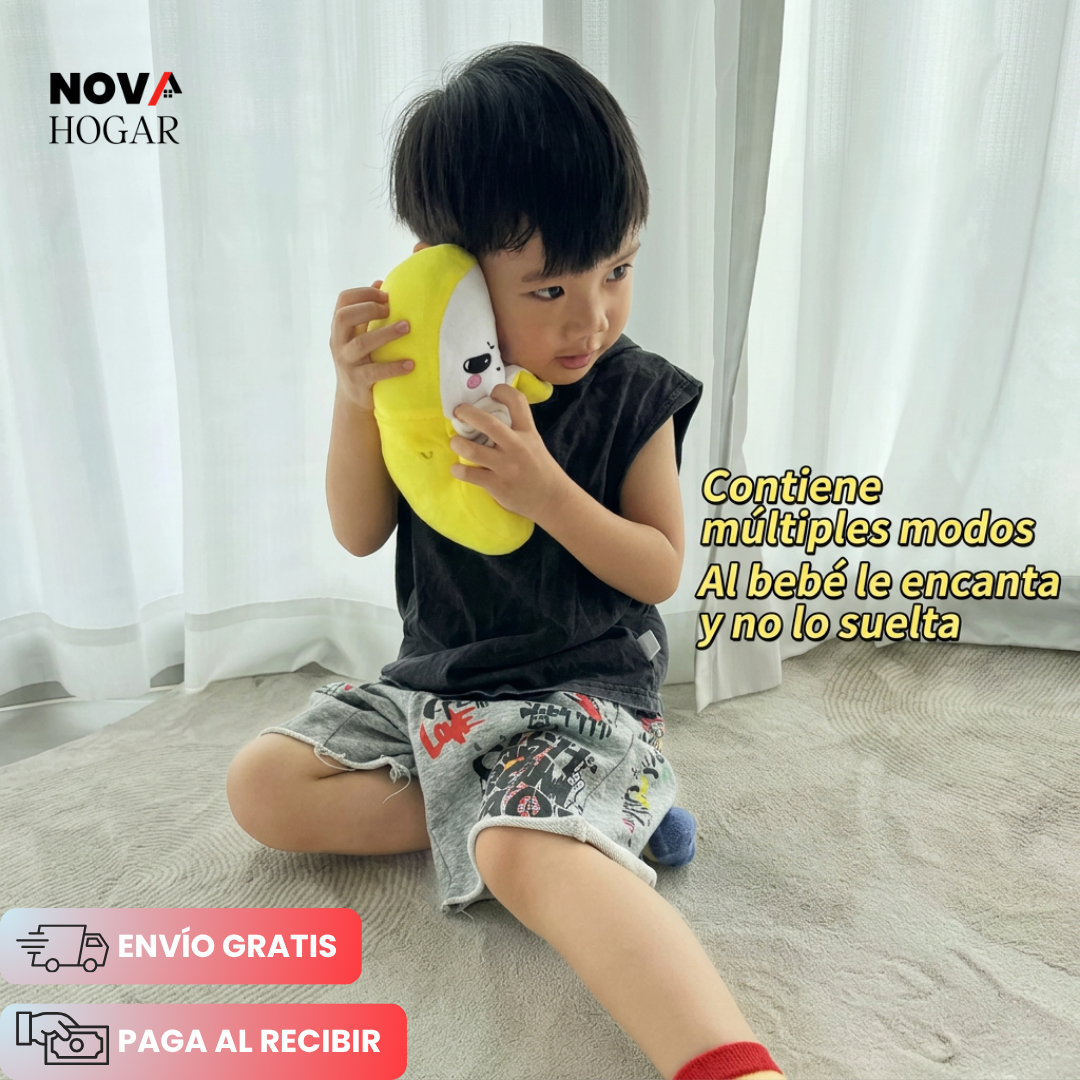 BananaBeat™ Peluche Musical Con Sensor Táctil