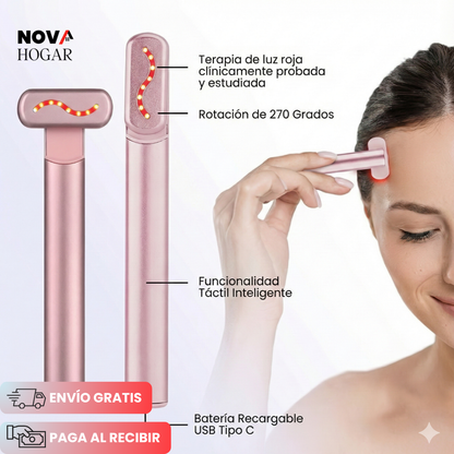 DermaWand™ Masajeador Facial De Luz Roja