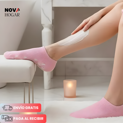 2x1 HydraStep™ Medias de Gel para Hidratación de Pies