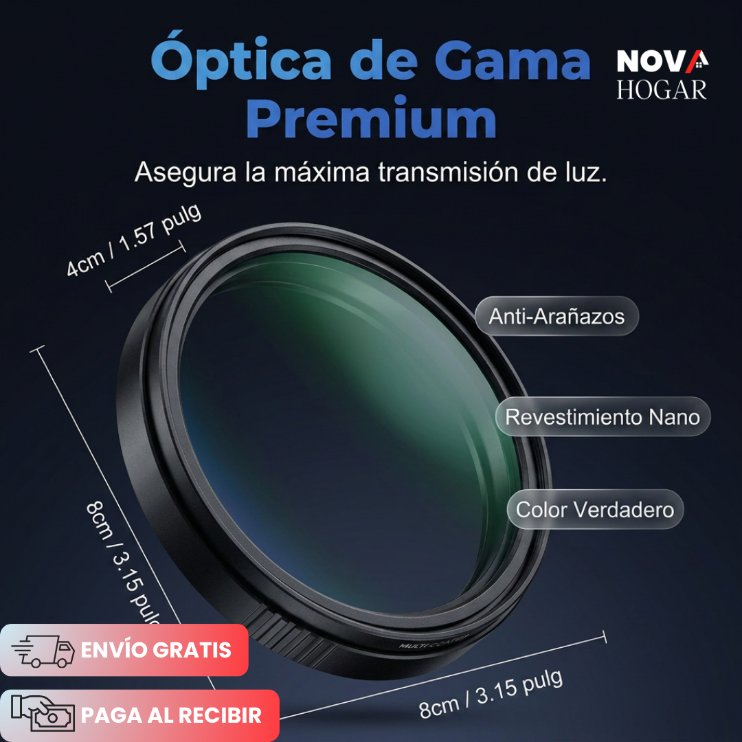 MagLens™ Filtro Polarizador Magnético de 52mm para Teléfono