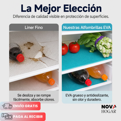 TapFresh™ Set x6 Tapetes Protector para Refrigerador