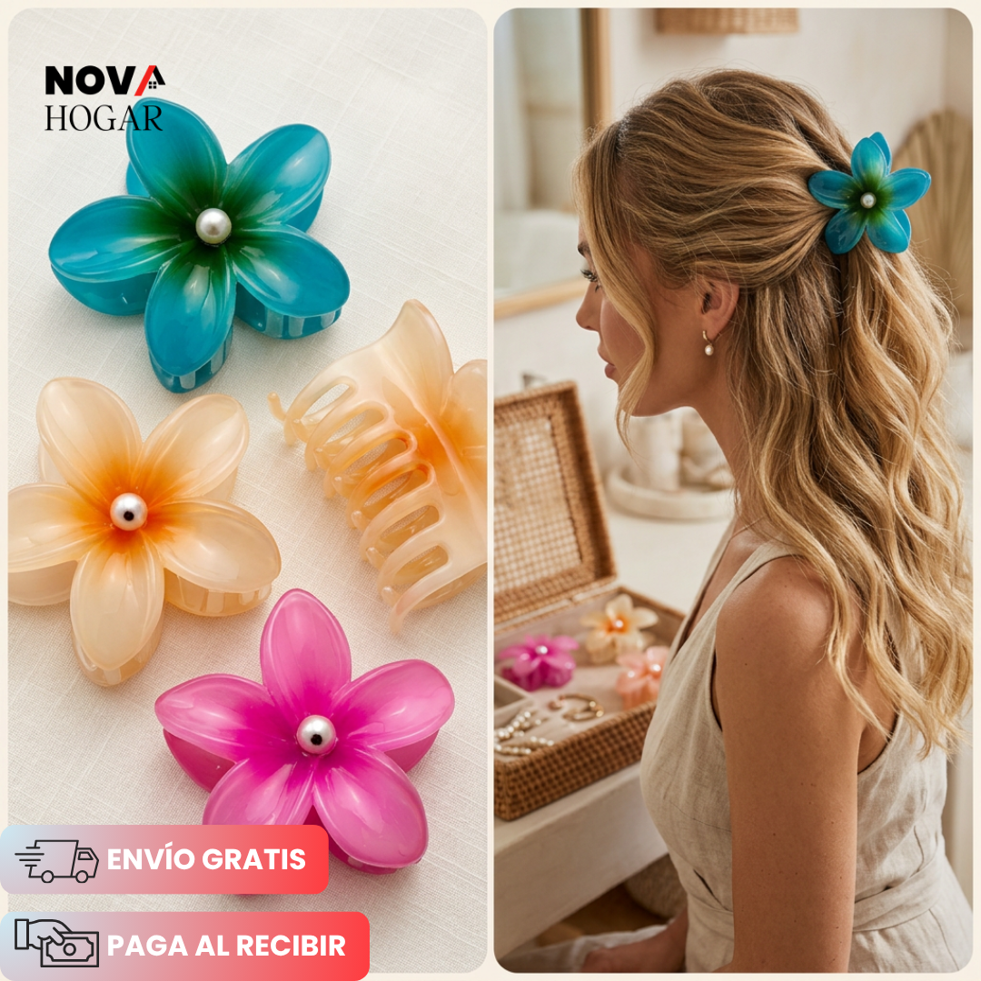 3x1 Petaly™ Hermosas Pinzas Hawaianas para Cabello