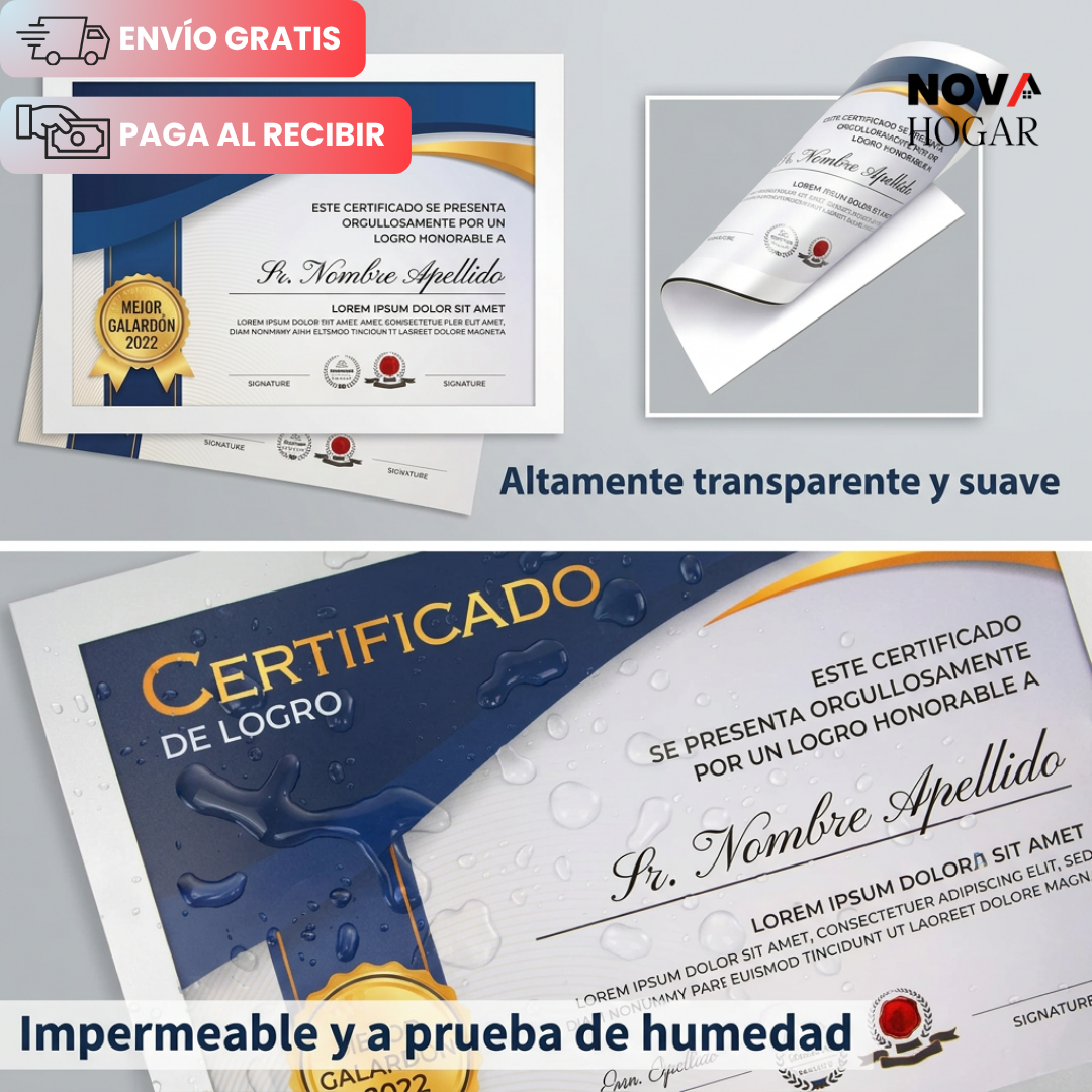 MagneWall™ Pack X4 Marcos Magnético para Reconocimientos
