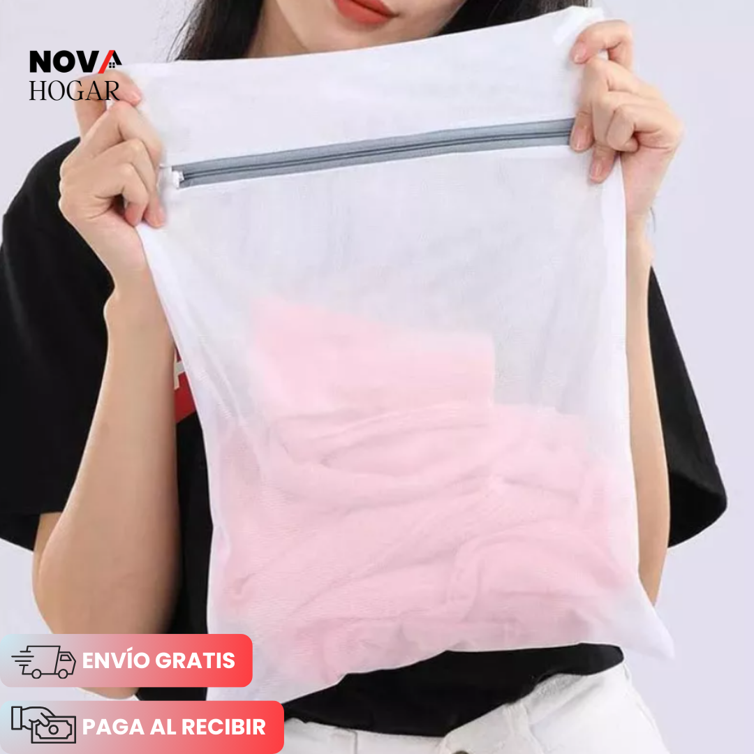 Pack X8 WashPouch™ Bolsas Protectoras para Lavar Ropa