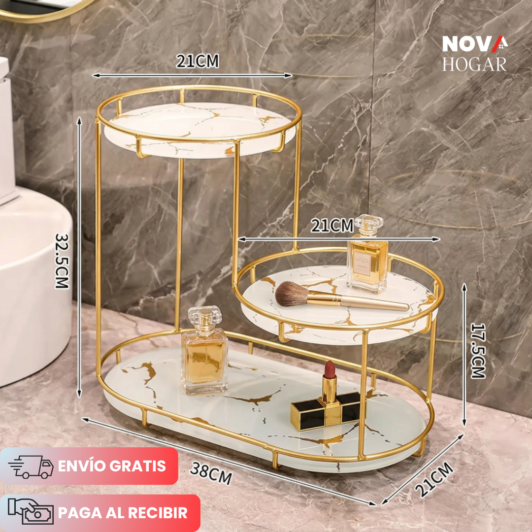 LuxeTier™ Organizador De Baño Premium Multinivel
