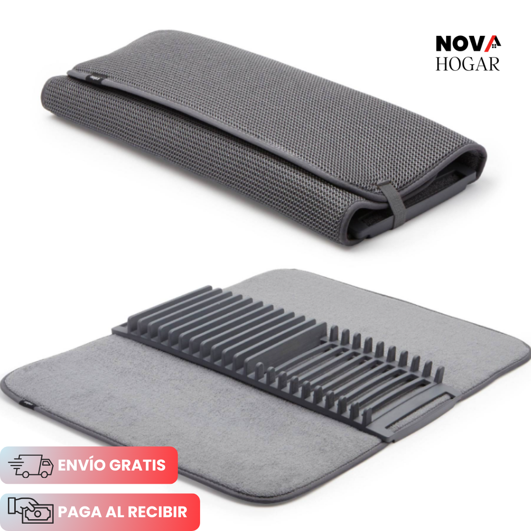 FoldDry™ Tapete y Escurridor 2 en 1 para Cocina