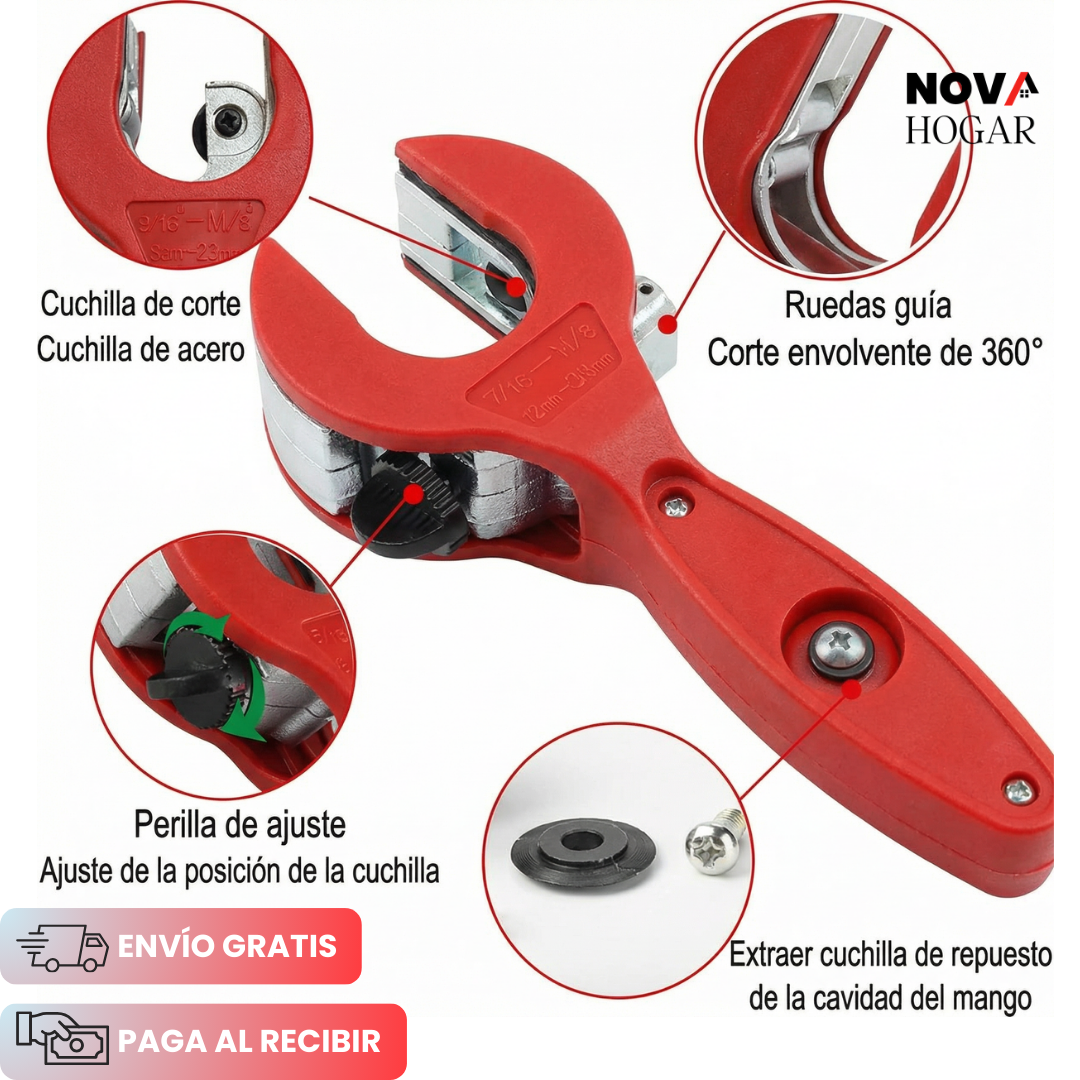 FlexCutter™ Cortador de Tubos con Trinquete