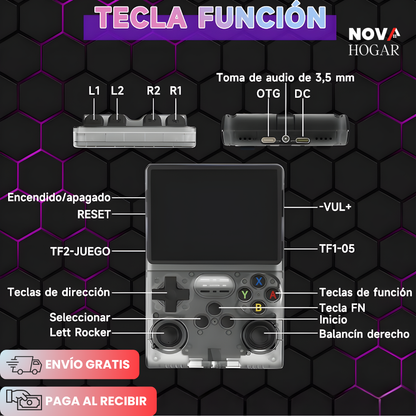 RetroJoy™ Potente Consola Retro Portátil