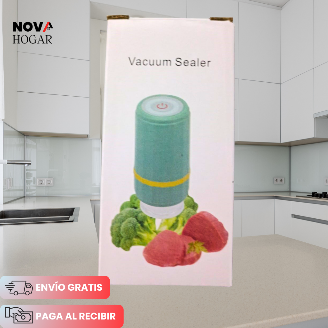 SealSmart™ Selladora de Alimentos al Vacío Recargable