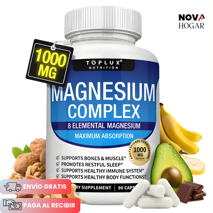 2X1 Magnesium Complex™ Complejo Natural de Magnesio 8 en 1
