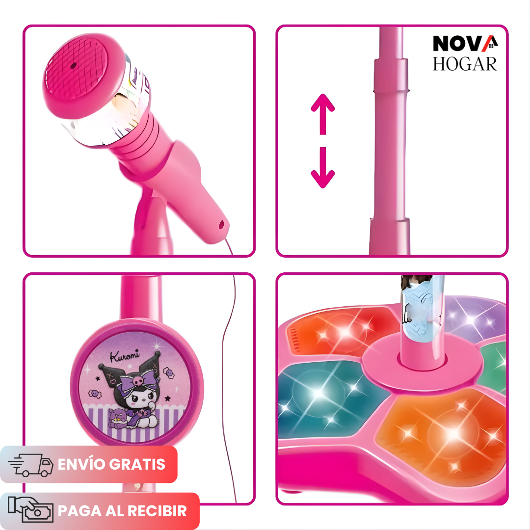 Star K-Pop™ Micrófono Infantil con Luces y Altavoz