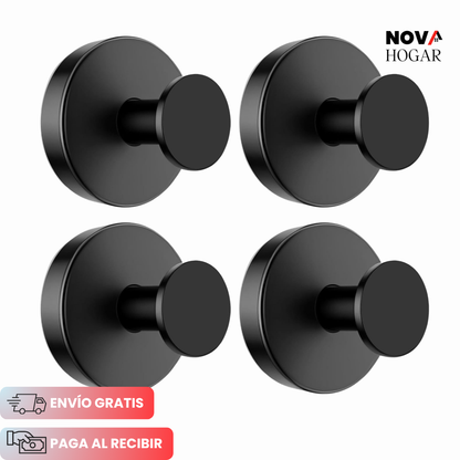 4x2 GripLock™ Gancho de Succión Metálico para Baño