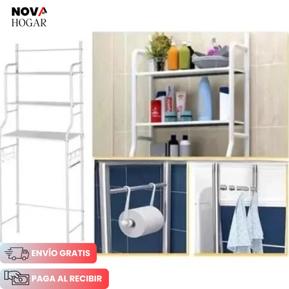 ComfortStack™ Organizador Vertical para Baño 3 Niveles