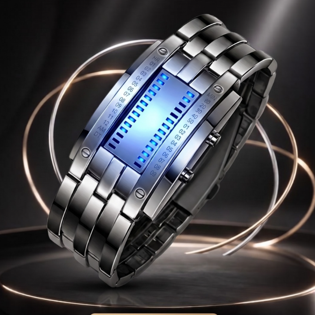 Axiom™ Elegante Reloj Digital Binario para Hombre