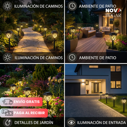 LumaFlare™ Antorchas Solares Para Jardines Elegantes