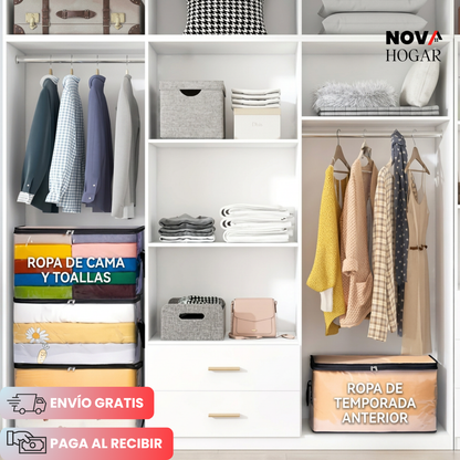 2x1 PackGuard™ Bolsas Organizadoras Grandes Transparentes