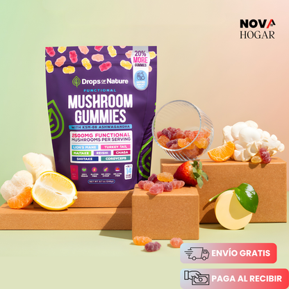 Pack X60 ShroomMind™ Gomitas con Hongos para Enfoque Mental