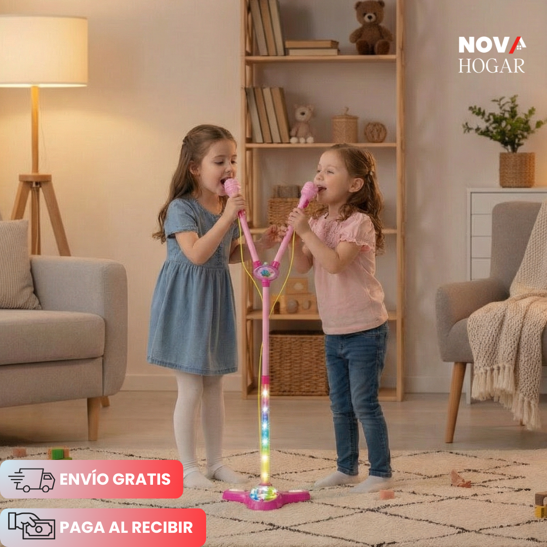 K-Pop Star™ Micrófono Infantil con Luces y Bluetooth