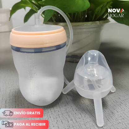BabyQuiet™ Biberón Manos Libres con Sistema Anticólico