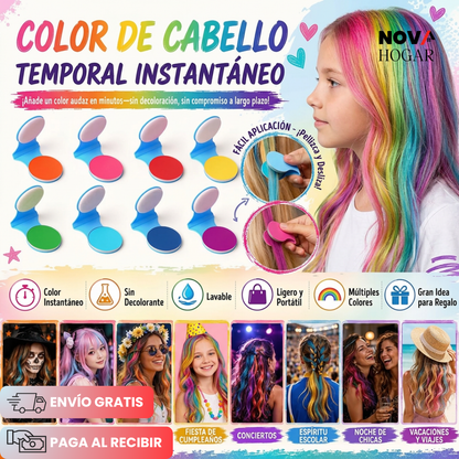 ColorStyle™ Kit De 8 Colores para Cabello Lavables