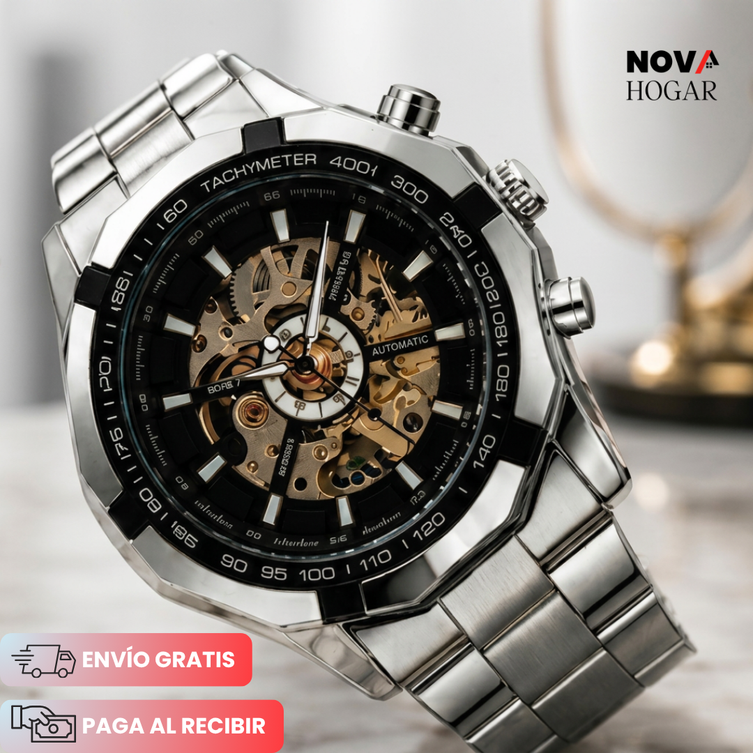 Kroz™ Reloj de Movimiento Automático en Acero