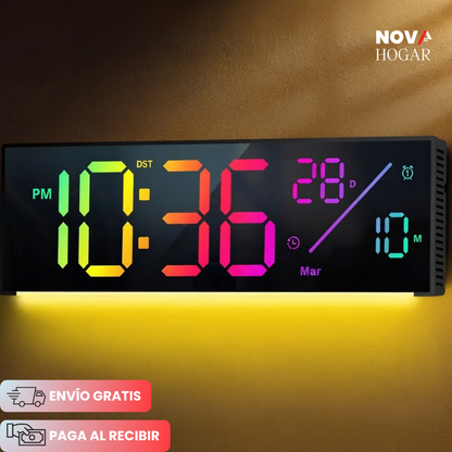 SmarTime™ Reloj Digital de Pared de Gran Tamaño