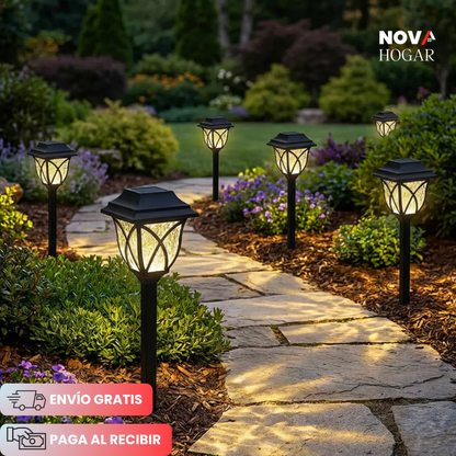 LumaFlare™ Antorchas Solares Para Jardines Elegantes