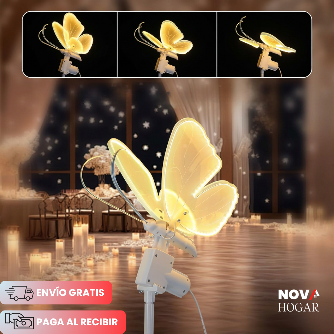 MagicWing™ Mariposa Mágica con Luz y Movimiento