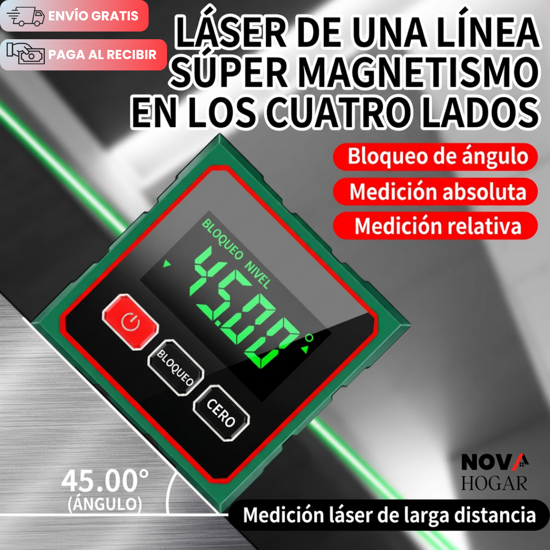 NanoLevel™ Nivel Láser Digital de Alta Precisión