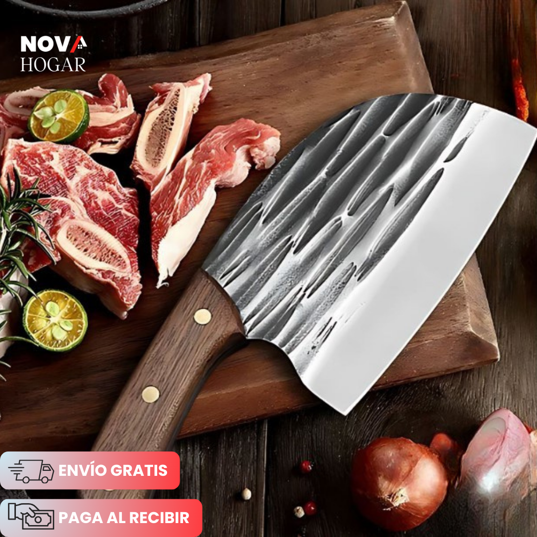 SteelEdge™ Cuchillo Premium de Acero Forjado y Precisión Japonesa