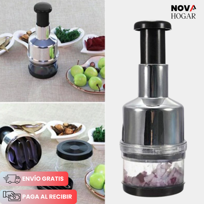 EasyChop™ Cortador Rápido de Verduras de Acero Inoxidable