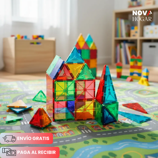 MagnaBuild™ Juego Magnético de Construcción Didáctica