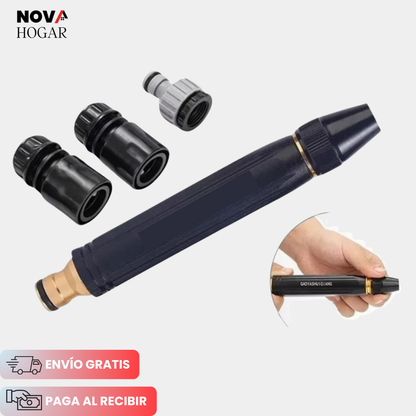 Oferta 2x1 AquaBoost Max™ Boquilla para Manguera con 3 Modos de Agua